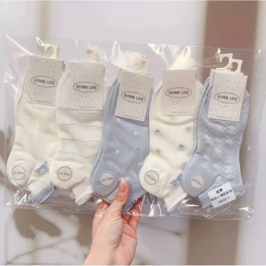 Set 5 đôi vớ cổ thấp cotton kháng khuẩn, thấm hút mồ hôi, giá ưu đãi 65.000 VND 7