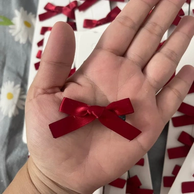 Set 5 kẹp nơ ruy băng mini màu đỏ đô đẹp cho Tết và Noel chỉ 8.900đ 4 Set 5 kẹp nơ ruy băng mini màu đỏ đô đẹp cho Tết và Noel chỉ 8.900đ 4