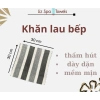 Set 5 khăn lau đa năng 5 màu thấm microfiber mềm mịn – Lau sạch không xước, không đổ bông, 15.000₫