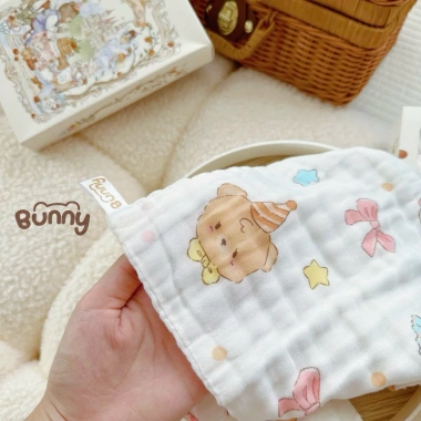 Set 5 Khăn Sữa Bunny 6 Lớp Mềm Mịn An Toàn Cho Bé - Giảm Giá 18% - Chỉ 85.500₫