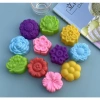 Set 5 Khuôn Silicon: Bánh Da Lợn, Cupcake, Rau Câu, Bánh Chuối Hoa Cúc, Lá, Sen - CAKESHOP 3