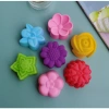 Set 5 Khuôn Silicon: Bánh Da Lợn, Cupcake, Rau Câu, Bánh Chuối Hoa Cúc, Lá, Sen - CAKESHOP 4