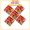 Sét 5 miếng decan nhung đỏ in nổi chữ PHƯỚC TÀI LỘC CHÚC MỪNG - phụ kiện trang trí Tết giá 25.000 VND 7