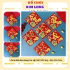 Sét 5 miếng decan nhung đỏ in nổi chữ PHƯỚC TÀI LỘC CHÚC MỪNG - phụ kiện trang trí Tết giá 25.000 VND 9