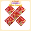 Sét 5 miếng decan nhung đỏ in nổi chữ Việt 8-12cm - Dán dưa hấu, bưởi, bánh chưng tết, phụ kiện trang trí 25k 6