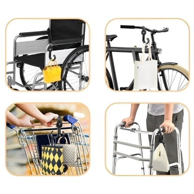 Set 5 móc treo đa năng xoay 360 cho xe đạp, xe máy, xe đẩy - Tiện dụng, chỉ 7.286 VND 3