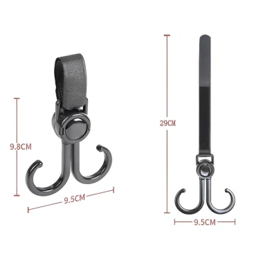 Set 5 móc treo đa năng xoay 360 cho xe đạp, xe máy, xe đẩy - Tiện dụng, chỉ 7.286 VND 4