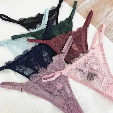 Set 5 Quần Lót Nữ Ren Lọt Khe Sexy Ôm Dáng Tạo Đường Cong 24.900VND LILIRIA 8.001