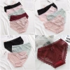Set 5 Quần Lót Nữ Ren Lưới Sexy Thảo Mát Tôn Dáng Gợi Cảm, Kháng Khuẩn Đính Nơ 105 - 19.900đ