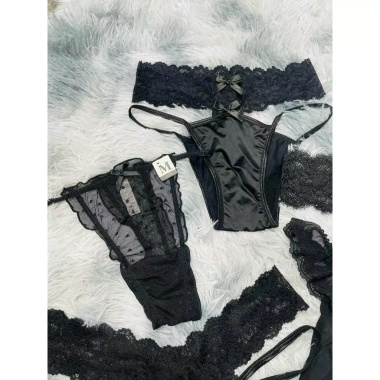 Set 5 Quần Lót Ren Đen Nữ - 5 Kiểu Dáng Thời Trang, Tràn Đầy Quyến Rũ 8