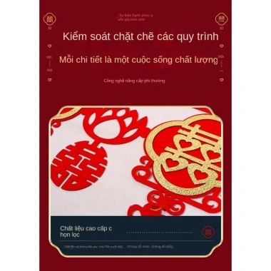 Set 5 Rèm Cửa 4m In Chữ Happy Words - Trang Trí Tiệc Cưới Giá Ưu Đãi 86.400₫ 8