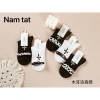 Set 5 Tất Dệt Kim Cao Cổ Đen Trắng Bông Chic - Giá ưu đãi 26.600₫, chất liệu cao cấp, thoáng mát 6