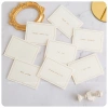 Set 5 thiệp giấy trắng chữ ánh vàng sinh nhật cảm ơn mời quà tặng tinh tế 4