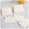 Set 5 thiệp giấy trắng chữ ánh vàng sinh nhật cảm ơn mời quà tặng tinh tế 5