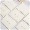 Set 5 thiệp giấy trắng chữ ánh vàng sinh nhật cảm ơn mời quà tặng tinh tế 8