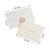 Set 5 thiệp giấy trắng chữ ánh vàng sinh nhật cảm ơn mời quà tặng tinh tế 9