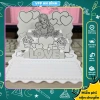 Sét 5 thiệp tô màu 3D gấp dựng bìa cứng - Handmade cho bé tự làm quà 8/3, 20/10 tặng mẹ, cô giáo - Giá chỉ 10.000 VND
