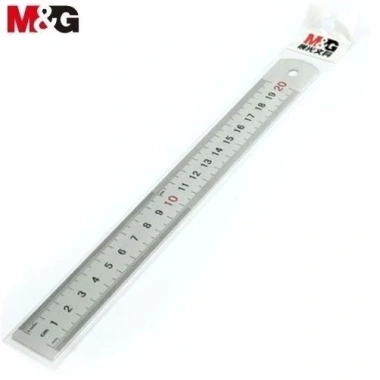 Set 5 thước nhôm M&G 20cm/30cm - Thước kỹ thuật hợp kim bền đẹp, chỉ 95.000₫
