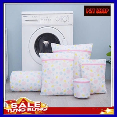 Set 5 túi giặt bảo vệ quần áo - Nhựa cao cấp, giá 75.000₫ (giảm từ 93.000₫)