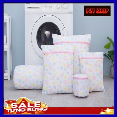 Set 5 túi giặt bảo vệ quần áo - Nhựa cao cấp, giá 75.000₫ (giảm từ 93.000₫)