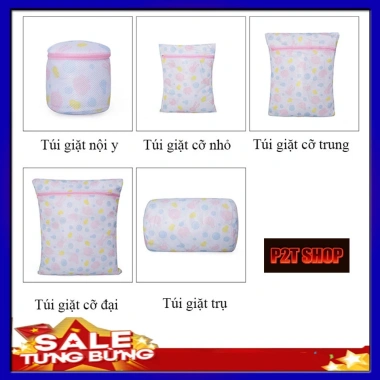 Set 5 túi giặt bảo vệ quần áo - Nhựa cao cấp, giá 75.000₫ (giảm từ 93.000₫)