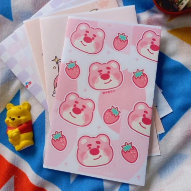 Set 5 Túi Giấy Mini Gấu Dâu 14x20cm - Nhiều Màu, Chất Lượng Tốt, Giá Ưu Đãi 10.000 VND