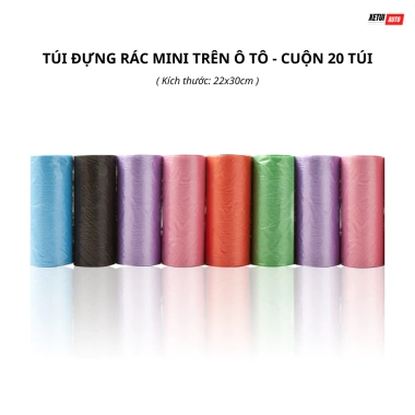 Set 5 Túi Rác Mini Đựng Rác Tự Phân Hủy Cho Thùng Rác Ô Tô Văn Phòng 10.000 VND 8