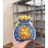 Sét 5 Vỏ Hộp Hình Hũ Thần Tài 2 Mặt Đỏ Vàng - Đựng Trà Bánh, Giỏ Quà Tết, Giá 35.000₫ - Trang Minh Mart 4