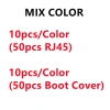 Set 50 Đầu Nối RJ45 Cat6 + 50 Đầu Nối Dây Cáp Chuyên Dụng - Giá ưu đãi 148.498đ 10