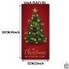 Set 50 decal dán nắp hộp Noel TE18 - Tem sticker Merry Christmas trang trí hộp quà tặng Giáng sinh 2