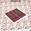 Set 50 decal dán nắp hộp Noel TE18 - Tem sticker Merry Christmas trang trí hộp quà tặng Giáng sinh 6