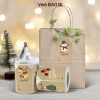 Set 50 decal dán nắp hộp Noel TE18 - Tem sticker Merry Christmas trang trí hộp quà tặng Giáng sinh 7
