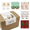 Set 50 decal Giáng sinh dán nắp hộp quà Noel, tem sticker Christmas, niêm phong, trang trí 2
