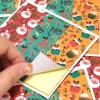 Set 50 decal Giáng sinh dán nắp hộp quà Noel, tem sticker Christmas, niêm phong, trang trí 3