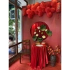 Set 50 đèn lồng giấy & vải đỏ – Trang trí Tết, Noel, tiệc cưới, lễ hội, cửa hàng – Giá ưu đãi 130.000₫