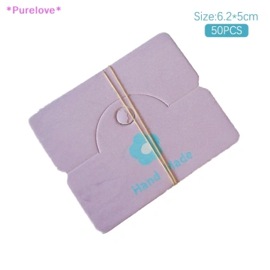 Set 50 Giấy Tông Màu Hình Hoa Trưng Bày Kẹp Tóc, Dây Chuyền, Vòng Tay - 24,420 VND 10