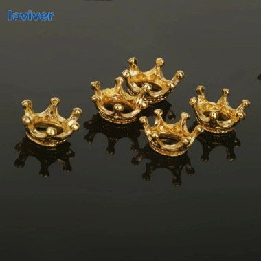 Set 50 hạt cườm mạ vàng hình vương miện - Trang sức, giá ưu đãi 63.800₫ 5