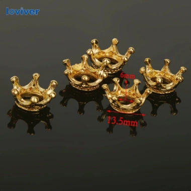 Set 50 hạt cườm mạ vàng hình vương miện - Trang sức, giá ưu đãi 63.800₫ 6