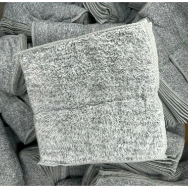 Sét 50 Khăn Than Tre 20x20 & 25x25cm - Lau đa năng 2 mặt lông, mềm mại, thấm hút tốt, chỉ 65.000đ