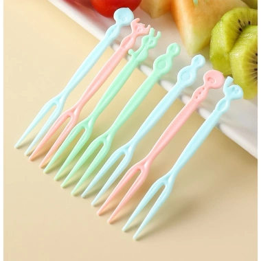 Set 50 nĩa nhựa cao cấp ăn trái cây, bánh ngọt, tráng miệng - Giá ưu đãi 11.600₫