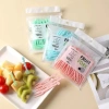 Set 50 nĩa nhựa cao cấp ăn trái cây, bánh ngọt, tráng miệng - Giá ưu đãi 11.600₫ 8