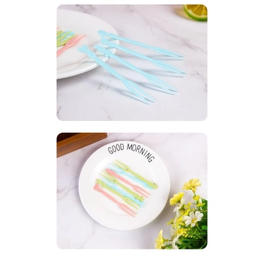 Set 50 nĩa nhựa cao cấp ăn trái cây, bánh ngọt, tráng miệng - Giá ưu đãi 11.600₫
