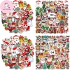 Set 50 sticker bóc dán Giáng sinh ông già Noel, cây thông, người tuyết cho bé - 29.000 VND