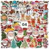 Set 50 sticker bóc dán Giáng sinh ông già Noel, cây thông, người tuyết cho bé - 29.000 VND 5