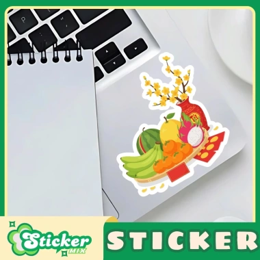 Set 50 sticker Tết Bính Ngọ 2.026, trang trí nhà, bao lì xì - Giá 19.000 VND