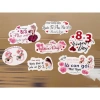 Set 50 tag banner trang trí lễ hội 8/3 20/10 20/11 Happy Birthday Valentine Tốt nghiệp - Giá ưu đãi 80.000 VND