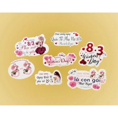 Set 50 tag banner trang trí lễ hội 8/3 20/10 20/11 Happy Birthday Valentine Tốt nghiệp - Giá ưu đãi 80.000 VND