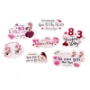 Set 50 tag banner trang trí lễ hội 8/3 20/10 20/11 Happy Birthday Valentine Tốt nghiệp - Giá ưu đãi 80.000 VND 5