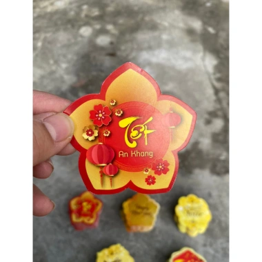 Sét 50 tag hoa thiệp mix chữ 5 mẫu - Trang trí giỏ quà Tết, chỉ 22.000 VNĐ 5 Sét 50 tag hoa thiệp mix chữ 5 mẫu - Trang trí giỏ quà Tết, chỉ 22.000 VNĐ 5