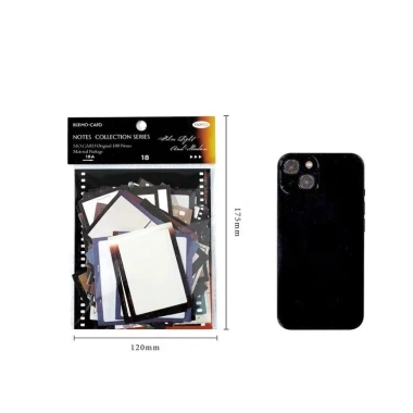 Set 50 tấm giấy nền thước phim – Frame khung ảnh cuộn film dán Bullet Journal, Scrapbook, giảm 20%